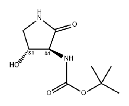 ((3S,4R)-4-羟基-2-氧代吡咯烷-3-基)氨基甲酸叔丁酯