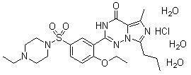 CAS 登录号:330808-88-3, 伐地那非盐酸盐三水合物