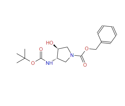 (3S,4S)-3-((叔丁氧羰基)氨基)-4-羟基吡咯烷-1-甲酸苄酯