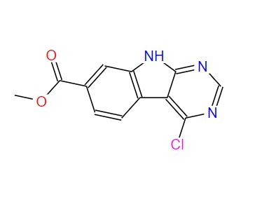 methyl 4-chloro-9H-pyrimido[4,5-b]indole-7-carboxylate