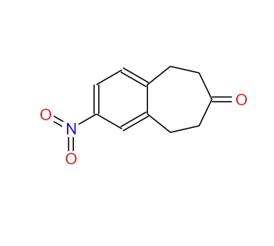 2-硝基-5,6,8,9-四氢-苯并7-环庚酮