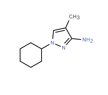 1H-Pyrazol-3-amine, 1-cyclohexyl-4-methyl-