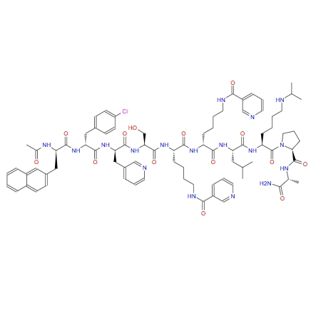 安替肽，Antide Acetate，112568-12-4