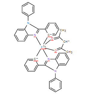 乙酰丙酮酸二(1,2-二苯基苯并咪唑-C2,N)合铱(III)