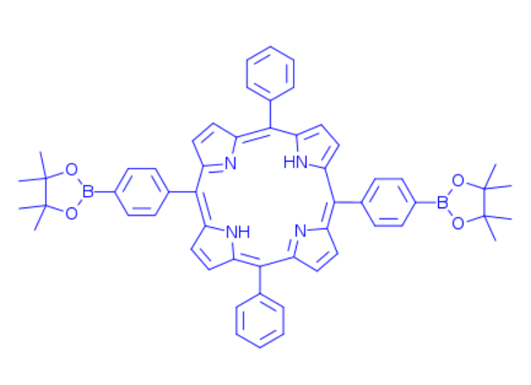 2176476-60-9 5,15-bis[4-(4,4,5,5-tetramethyl-1,3,2-dioxaborolan-2-yl)phenyl]-10,20-diphenylporphyrin