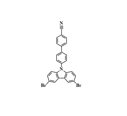 4′-(3,6-二溴-9H-咔唑-9-基)[1,1′-联苯]-4-腈基
