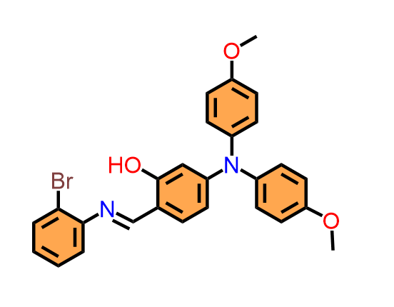 (E)-5-(bis(4-methoxyphenyl)amino)-2-(((2-bromophenyl)imino)methyl)phenol