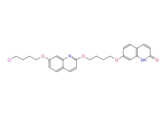 2(1H)-Quinolinone, 7-[4-[[7-(4-chlorobutoxy)-2-quinolinyl]oxy]butoxy]-