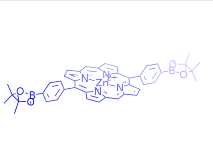 5,15-bis(4-(4,4,5,5-tetramethyl-1,3,2-dioxaborolan-2-yl)phenyl)porphyrin Zinc