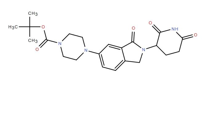 tert-Butyl 4-(2-(2,6-dioxopiperidin-3-yl)-3-oxoisoindolin-5-yl)piperazine-1-carboxylate