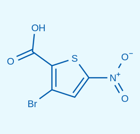3-溴-5-硝基噻吩-2-甲酸  89283-23-8