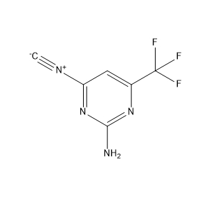 4-异氰基-6-（三氟甲基）嘧啶-2-胺