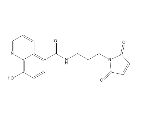 N-（3-（2,5-二氧代-2,5-二氢-1H-吡咯-1-基）丙基）-8-羟基喹啉-5-甲酰胺