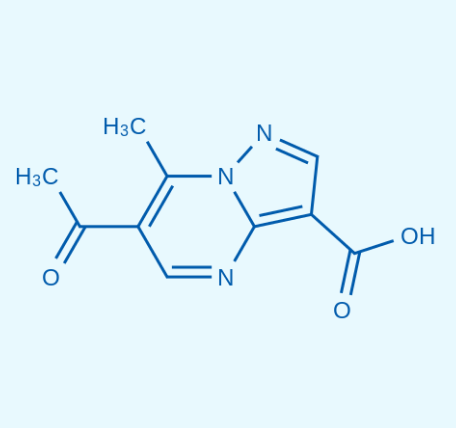 6-乙酰基-7-甲基吡唑并[1,5-a]嘧啶-3-甲酸  774183-58-3