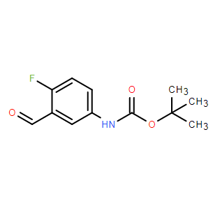 N-Boc-4-氟-3-醛基苯胺
