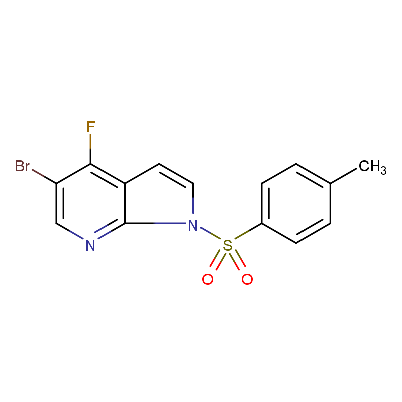5-澳-4-氟-1-甲苯磺酰基-1H-吡咯并[2,3-B]吡啶