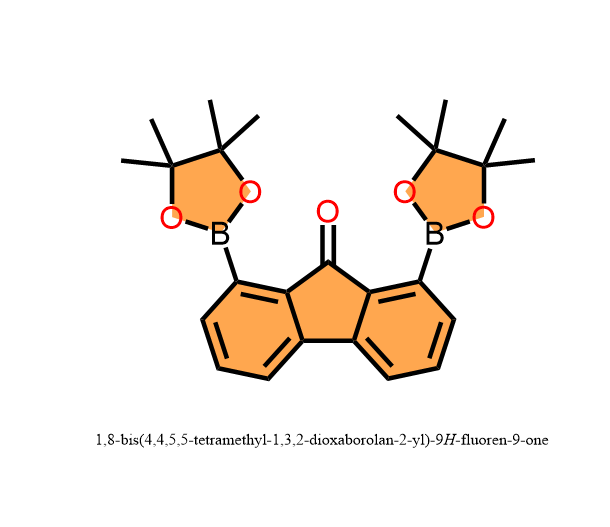 1,8-bis(4,4,5,5-tetramethyl-1,3,2-dioxaborolan-2-yl)-9H-fluoren-9-one 2531523-04-1
