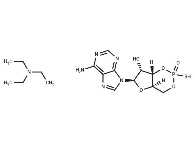 Rp-腺苷 3',5'-环状单硫代磷酸酯三乙铵盐|T12764|TargetMol