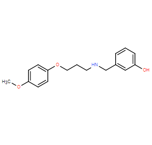 3-[[3-(4-甲氧基苯氧基)丙基]氨基甲基]苯酚