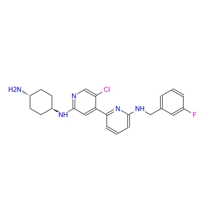 N2'-(反式-4-氨基环己基)-5'-氯-N6-[(3-氟苯基)甲基]-[2,4'-联吡啶]-2',6-二胺
