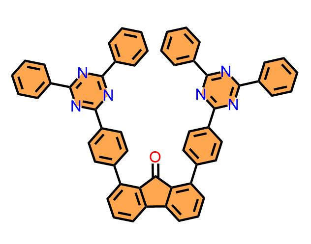 1,8-bis(4-(4,6-diphenyl-1,3,5-triazin-2-yl)phenyl)-9H-fluoren-9-one 2531523-15-4