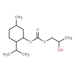 2-羟基丙基2-异丙基-5-甲基环己基碳酸酯