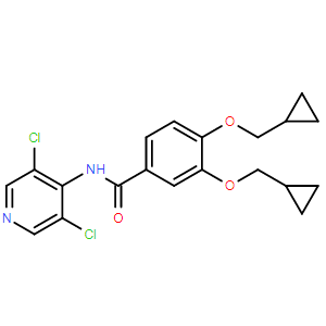 N-(3,5-二氯吡啶-4-基)-3,4-双环丙基甲氧基苯甲酰胺
