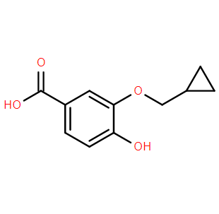 3-(环丙基甲氧基)-4-羟基苯甲酸
