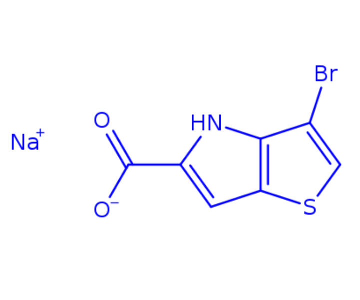 3-溴-4H-噻吩并[3,2-b]吡咯-5-羧酸(钠) 3010287-08-5