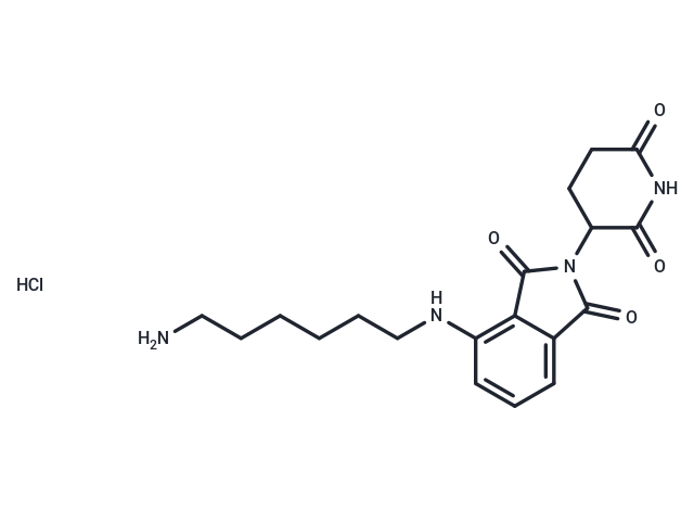 化合物Pomalidomide-C6-NH2 hydrochloride|T40003|TargetMol