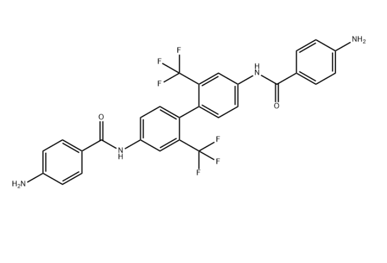 N,N'-(2,2'-双(三氟甲基)-[1,1'- 二联苯基]-4,4'-二基)双(4-氨基苯甲酰胺)  1449757-11-2