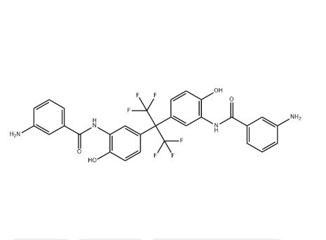 2,2-双[3-(3-氨基苯甲酰氨基)-4-羟基苯基]六氟丙烷  220426-92-6