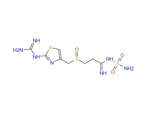 3-[[[2-[(氨基亚胺甲基)氨基]-4-噻唑基]甲基]亚磺酰]-N-(氨基磺酰基)丙脒