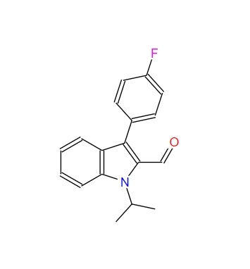 3-(4-氟苯基)-1-异丙基-1H-吲哚-2-苯甲醛