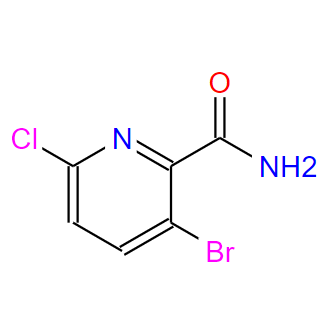 3-溴-6-氯吡啶-2-甲酰胺