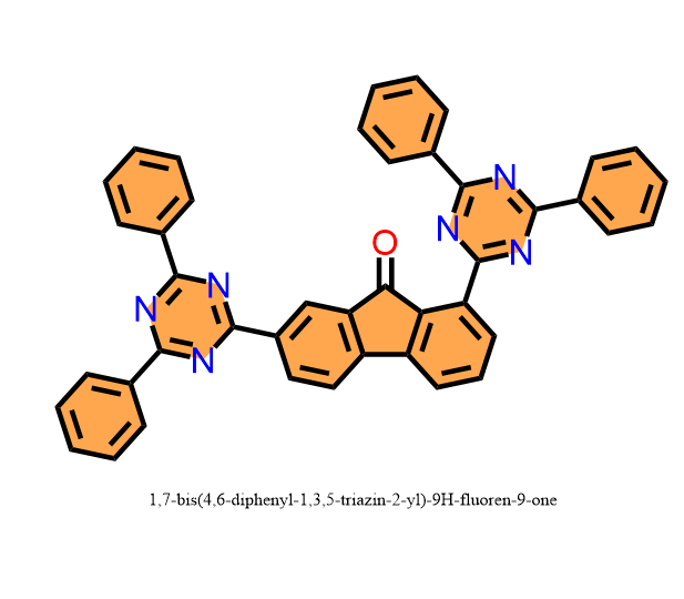 1,7-bis(4,6-diphenyl-1,3,5-triazin-2-yl)-9H-fluoren-9-one 2489384-75-8