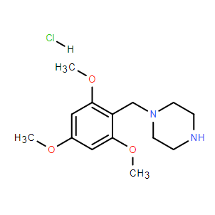1-[(2,4,6-三甲氧基苯基)甲基]哌嗪二盐酸盐
