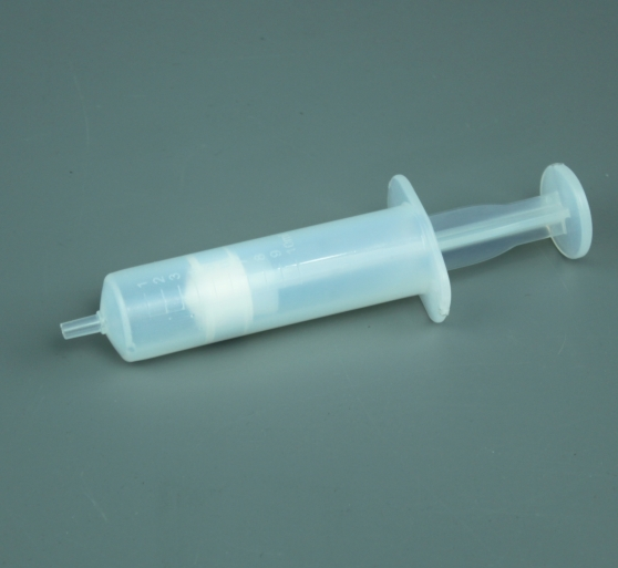 PFA注射器10ml金属元素空白值低pfa注射器带刻度带ptfe柱塞