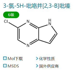 3-Chloro-5H-pyrrolo[2,3-b]pyrazine
