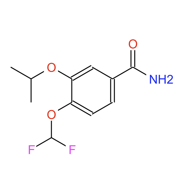 4-(二氟甲氧基)-3-异丙氧基苯甲酰胺，1574285-91-8