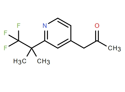 4-甲基-5-(2-(1,1,1-三氟-2-甲基丙-2-基)吡啶-4-基)噻唑-2-胺 
