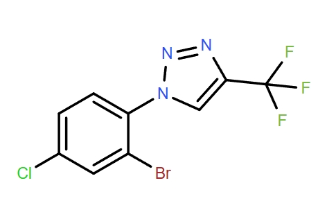 1-(2-溴-4-氯苯基)-4-(三氟甲基)-1H-1,2,3-三唑