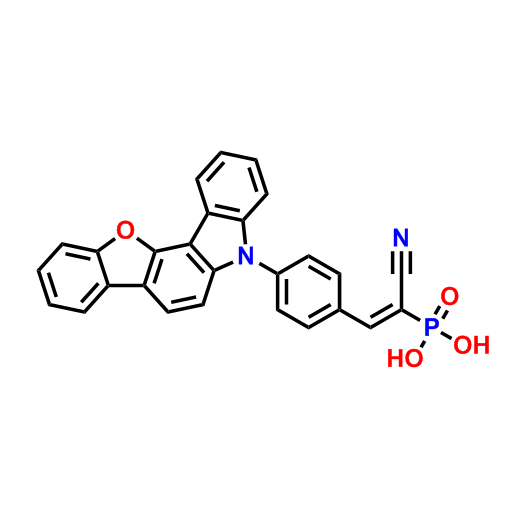 (2-(4-(5H-benzofuro[3,2-c]carbazol-5-yl)phenyl)-1-cyanoethenyl)phosphonic acid