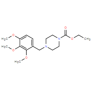 4-(2,3,4-三甲氧基苄基)哌嗪-1-甲酸乙酯