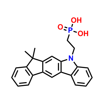 (2-(7,7-dimethylindeno[2,1-b]carbazol-5(7H)-yl)ethyl)phosphonic acid