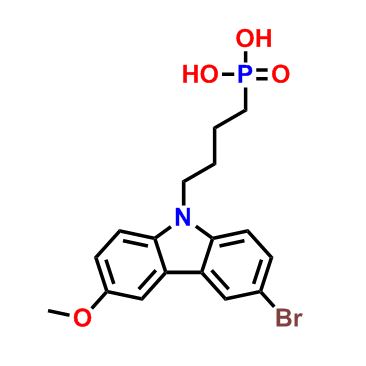 (4-(3-bromo-6-methoxy-9H-carbazol-9-yl)butyl)phosphonic acid