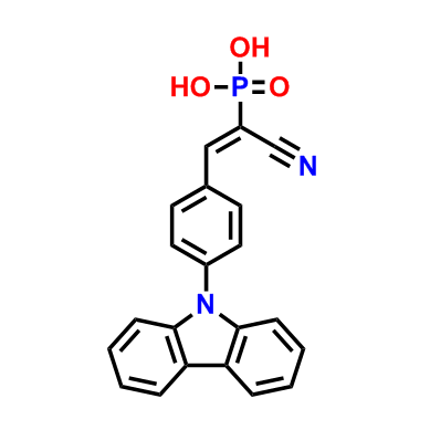 (2-(4-(9H-carbazol-9-yl)phenyl)-1-cyanovinyl)phosphonic acid