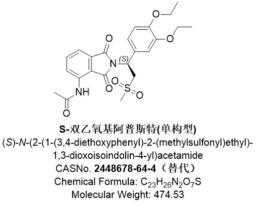 S-双乙氧基阿普斯特(单构型)， 2448678-64-4（替代）