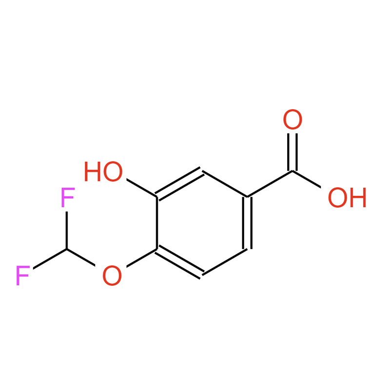 3-羟基-4-二氟甲氧基苯甲酸，913985-07-6，4-(difluoroMethoxy)-3-hydroxybenzoic acid