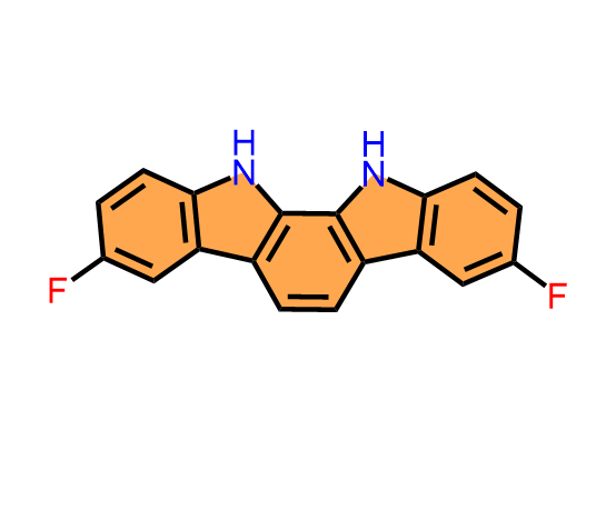 Indolo[2,3-a]carbazole, 3,8-difluoro-11,12-dihydro- 845619-84-3